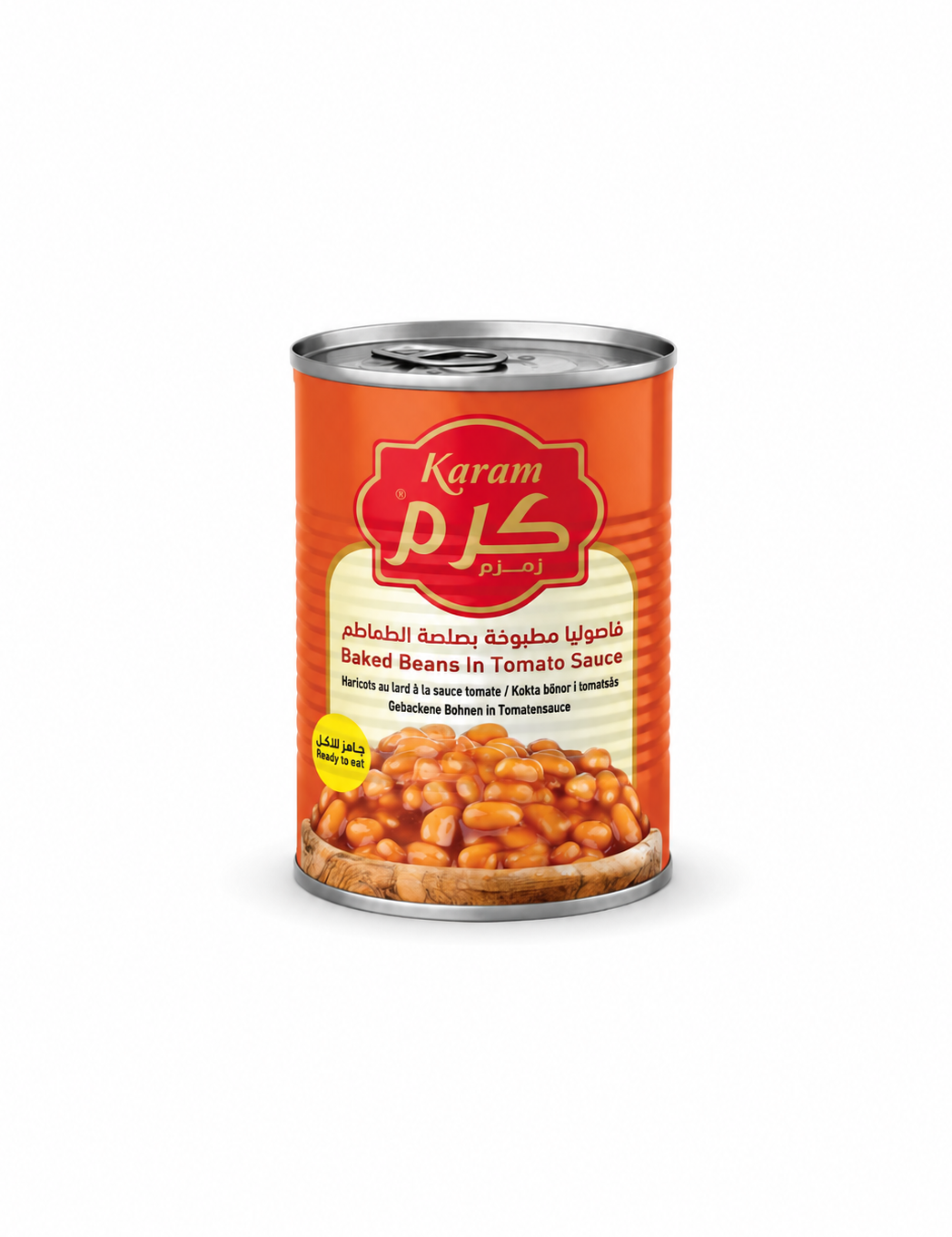 Karam Hvide bønner med tomatsauce - 380g x 24 - Billede 1