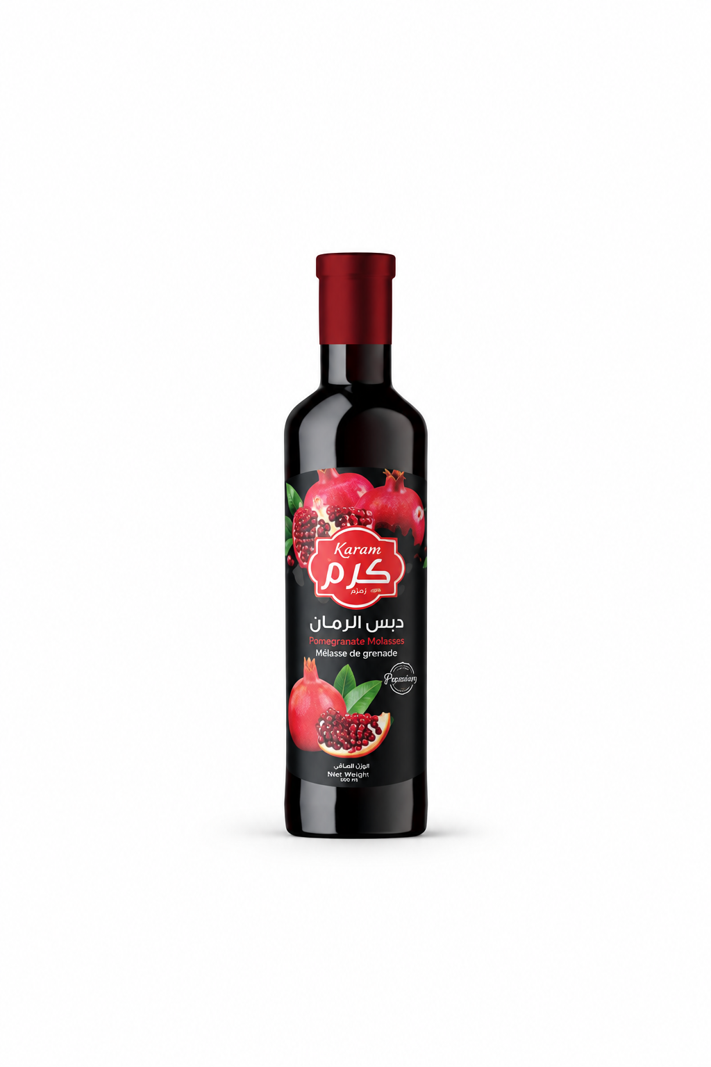 Karam Granatæblemelasse – 500ml, glas x 12