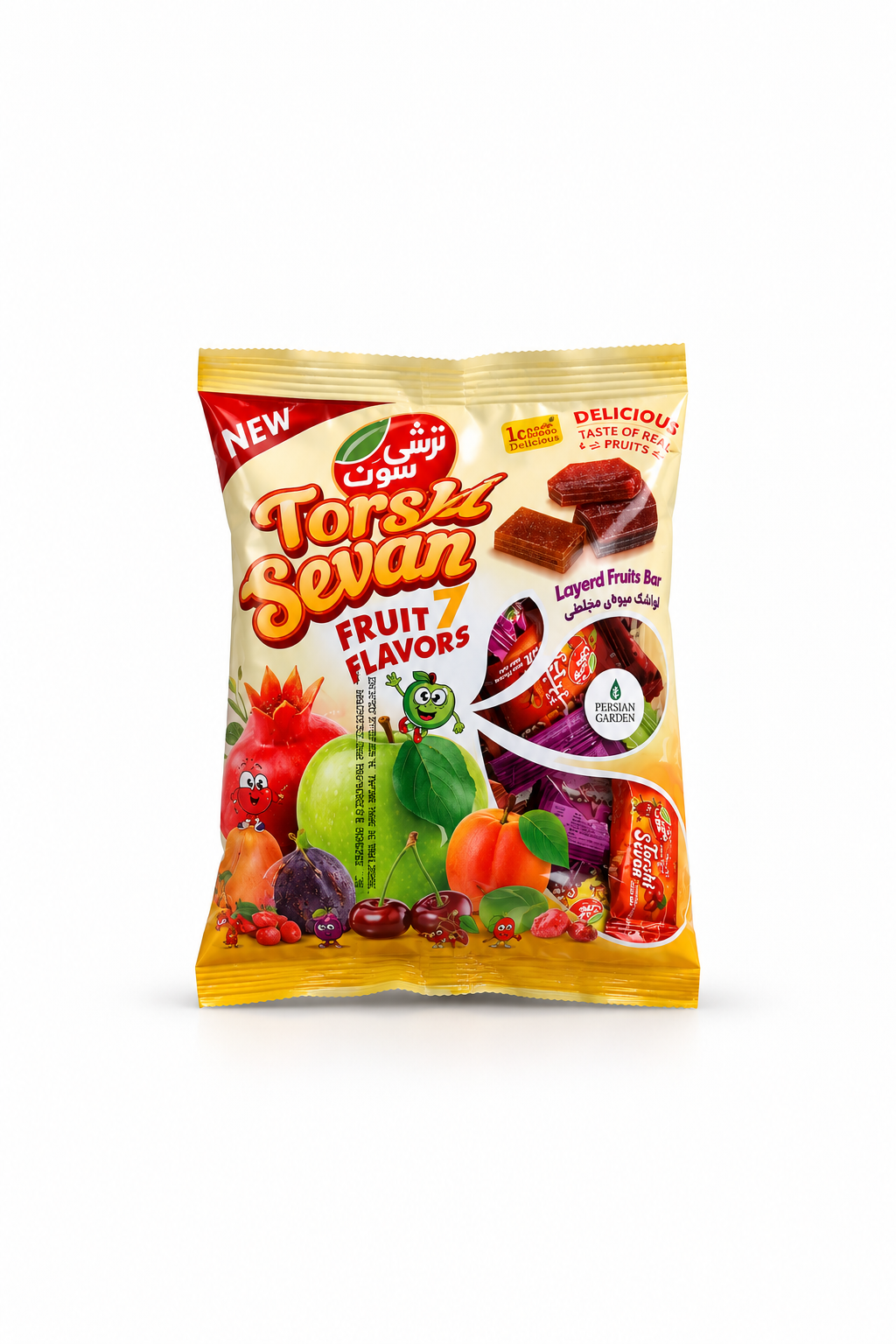 Torshi Sevan -Frugtbar i lag, blandet frugt - Lavashak - 500g x 20 - Billede 1