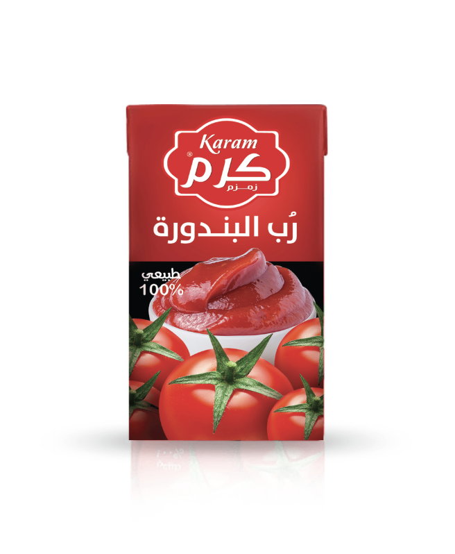 Karam Tomatpuré 24-26% - , tetrapak - 135g x 48