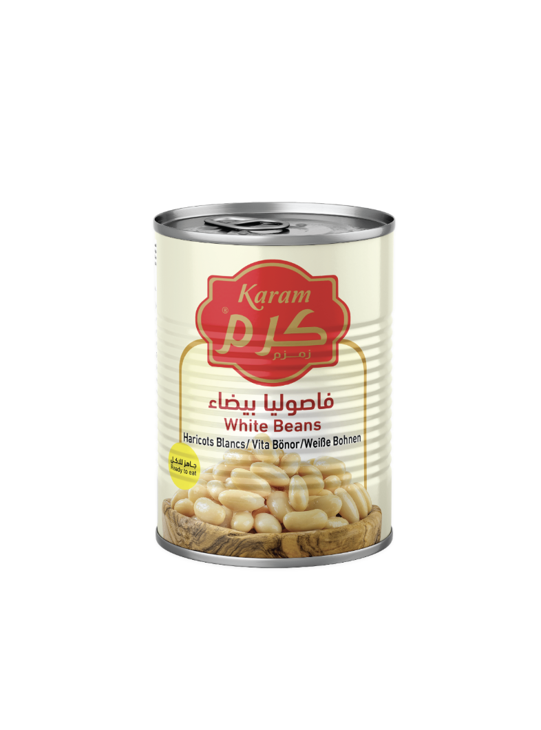 Karam Hvide bønner - 380g x 24 - Billede 1
